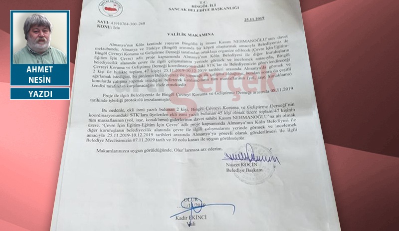 Vali ve belediye başkanının ıslak imzasıyla gri pasaport