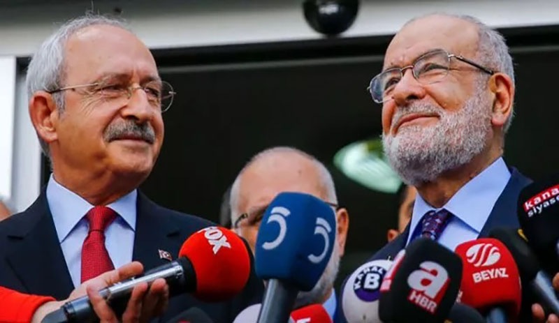 Kılıçdaroğlu Karamollaoğlunu ziyaret etti