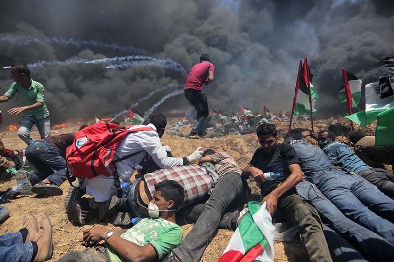 Gazze'deki protestolar katliama dönüştü 41