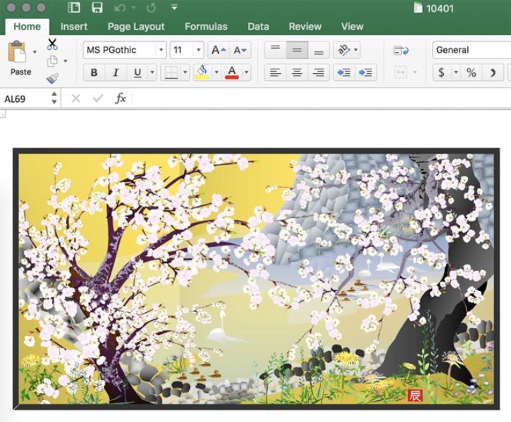 Excel ile resim mi yapılırmış 2