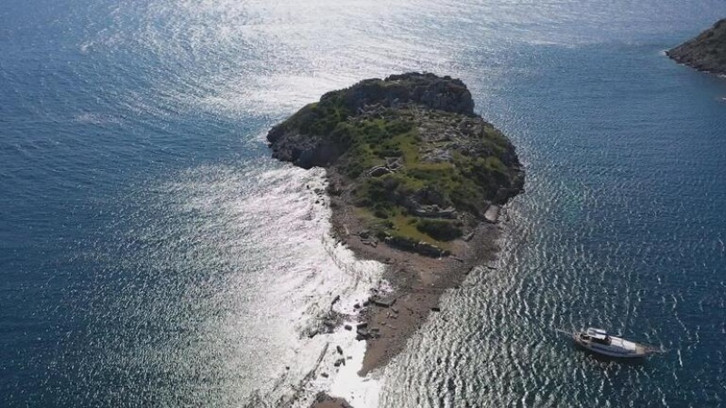 Bodrum'da deniz çekildi, tarihi Kral Yolu ortaya çıktı 4