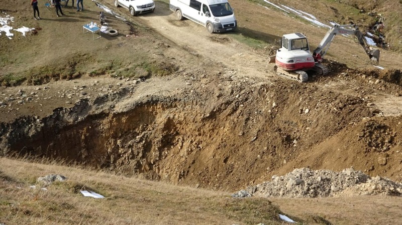 12 bin yıllık Dipsiz Göl define kazısı ile kurutuldu 4