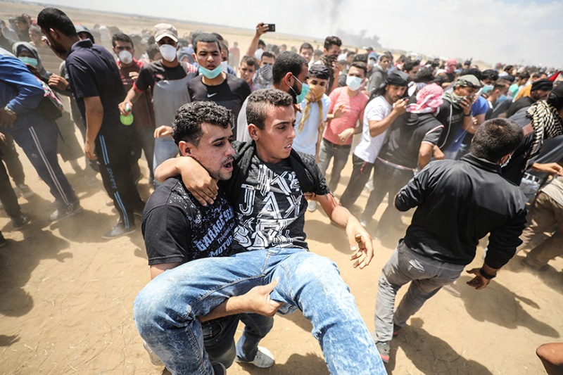Gazze'deki protestolar katliama dönüştü 52