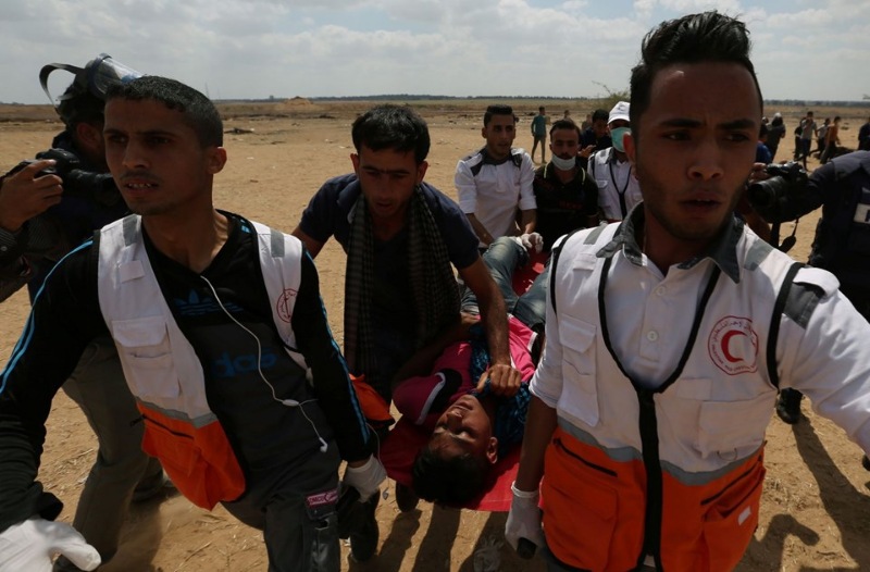 Gazze'deki protestolar katliama dönüştü 31