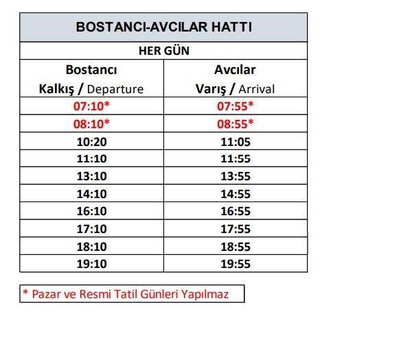 İstanbul'daki yedi yeni vapur hattı ve saatleri belli oldu 12