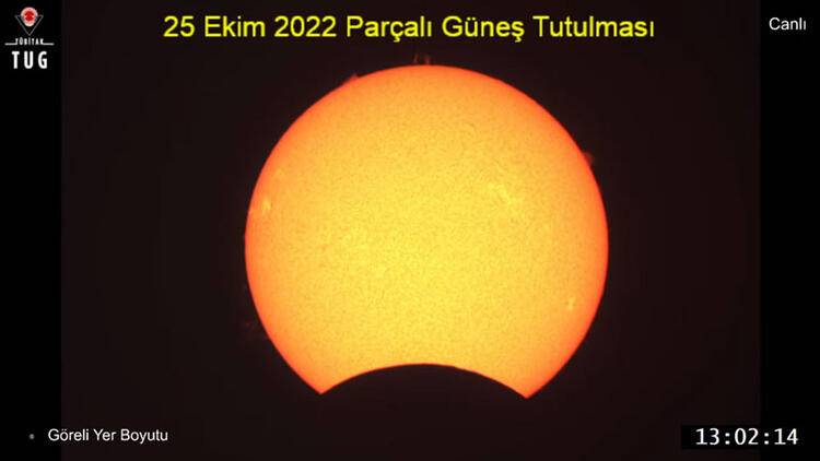 Parçalı güneş tutulması Türkiye'den böyle takip edildi 1
