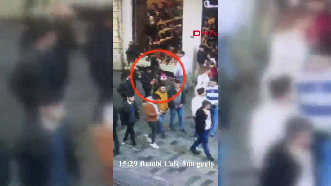 İstiklal saldırısında dakika dakika kamera görüntüleri 3