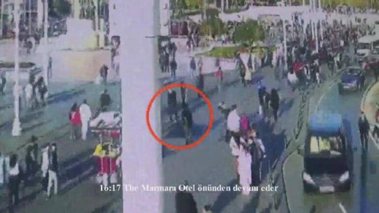 İstiklal saldırısında dakika dakika kamera görüntüleri 8