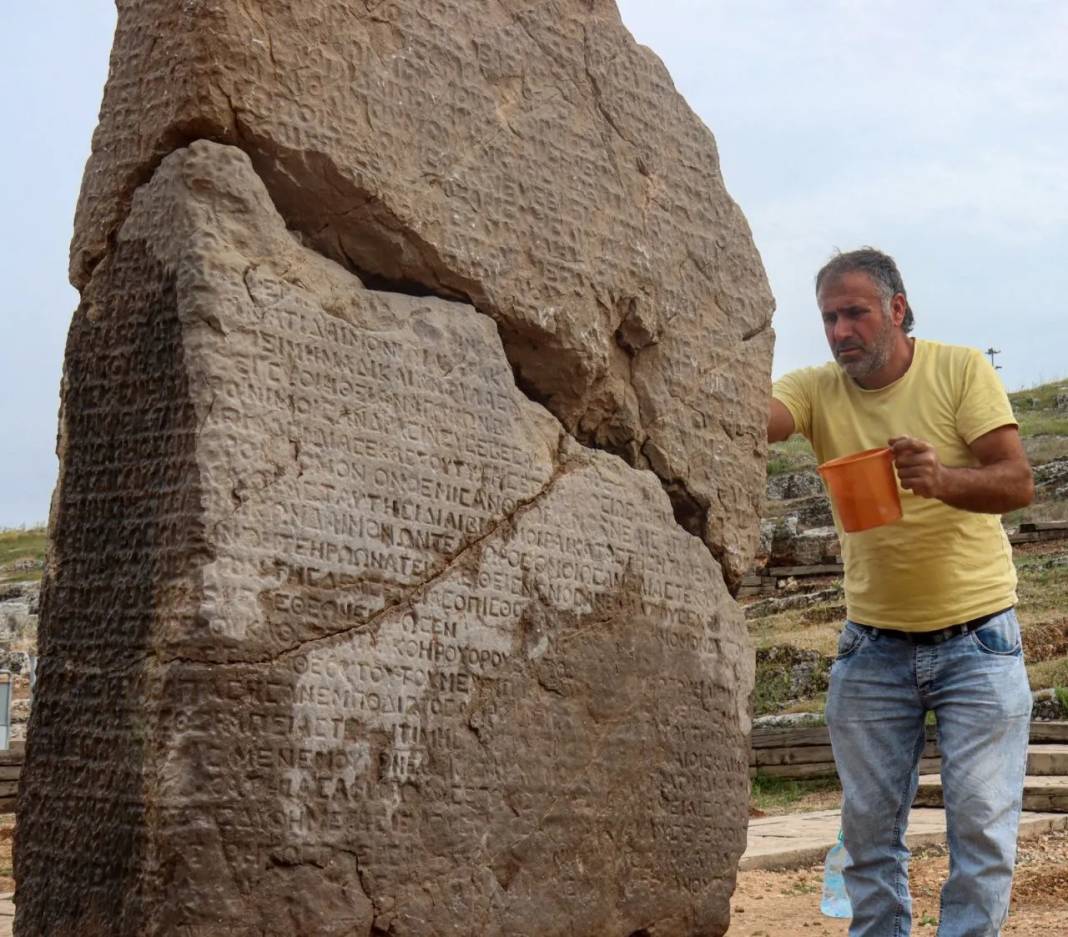 Adıyaman'daki 2 bin yıllık tokalaşma anıtı ve yazıt Perre Antik Kenti'nde sergilenecek 4