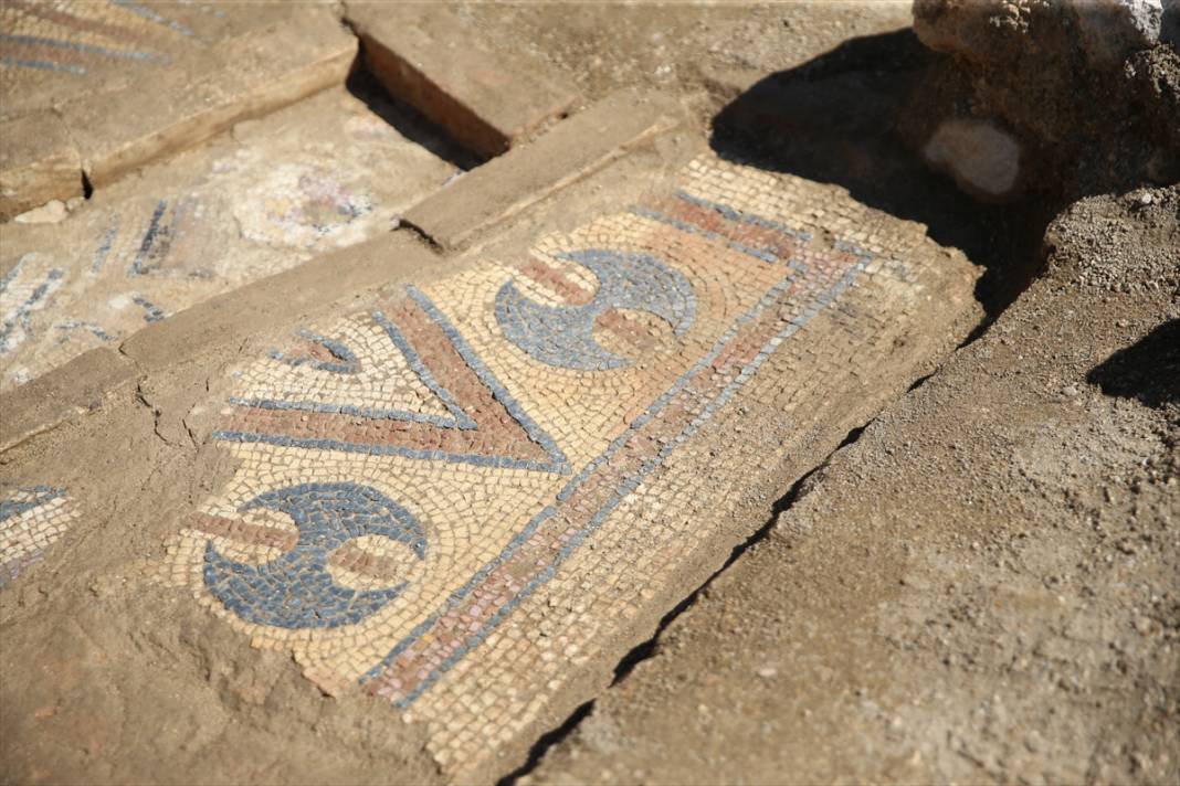 Ordu Fatsa'da, tarihi iki manastırda yapılan kazılarda in- situ mozaiğine ulaşıldı 3