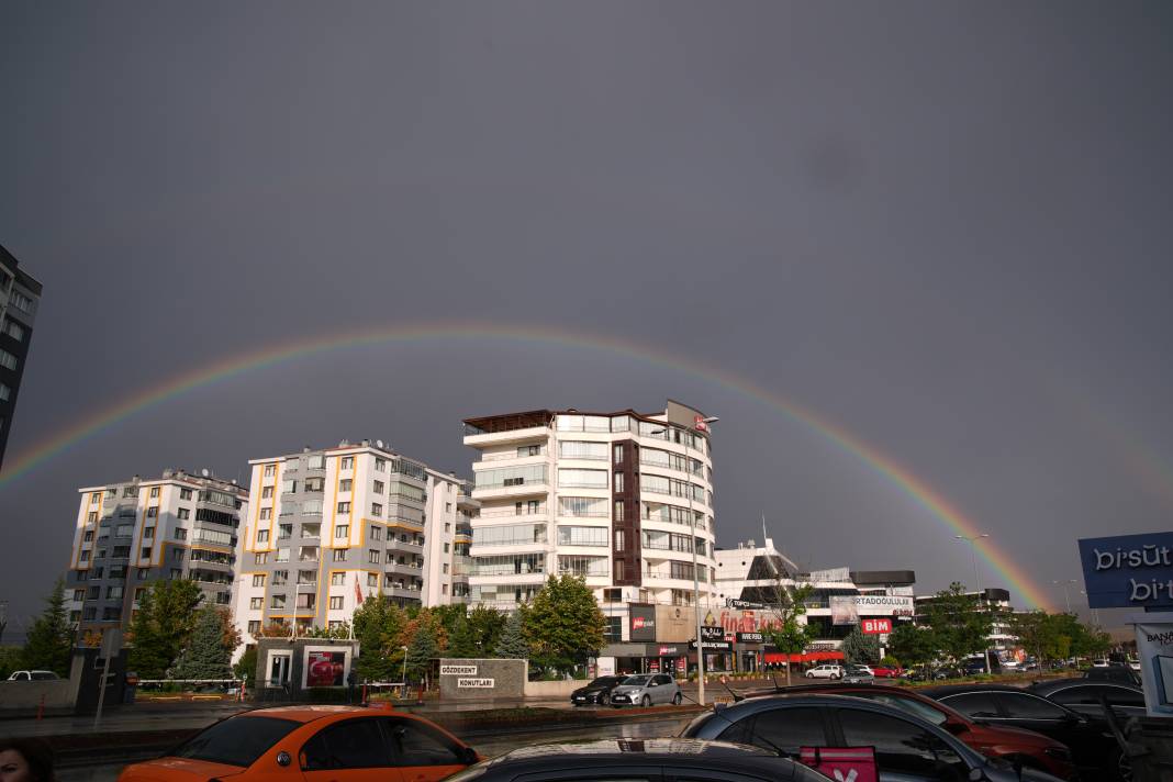 Ankara'da gökkuşağı sürprizi 1