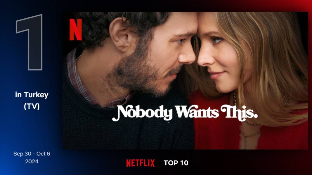 Netflix'te geçen hafta en çok izlenen diziler belli oldu: 'Nobody Wants This' zirvede 10