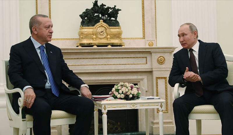 Erdoğan-Putin görüşmesi sona erdi, heyetler bir araya geldi
