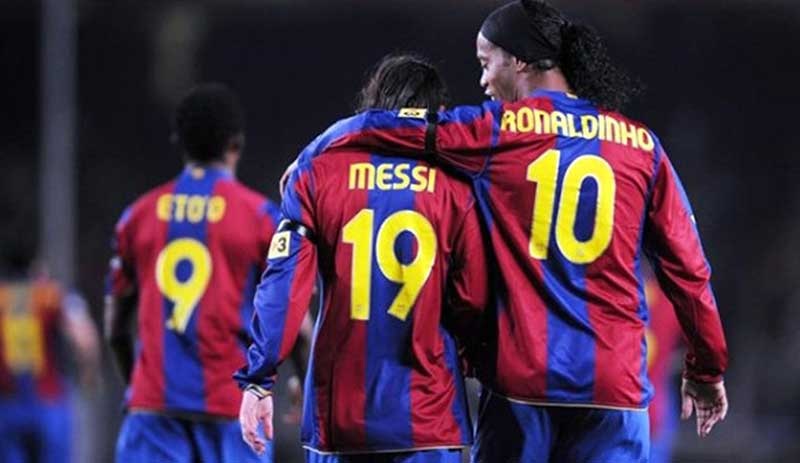 Messi'den Ronaldinho için büyük dayanışma