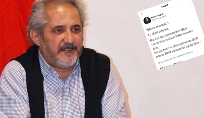 'Ey İBAN edenler' tweeti nedeniyle gazeteci Hakan Aygün tutuklandı