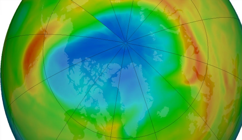 'Ozon deliği, Nisan ayı ortalarına kadar kapanacak'