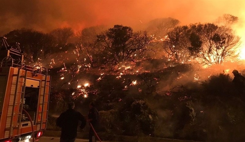 Kaş'ta orman yangını: Bölgedeki villalar boşaltıldı