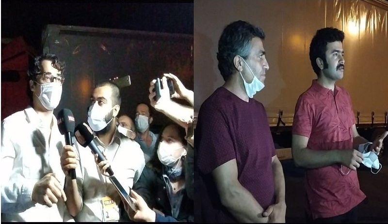 Tahliye kararı verilen 3 gazeteci cezaevinden çıktı