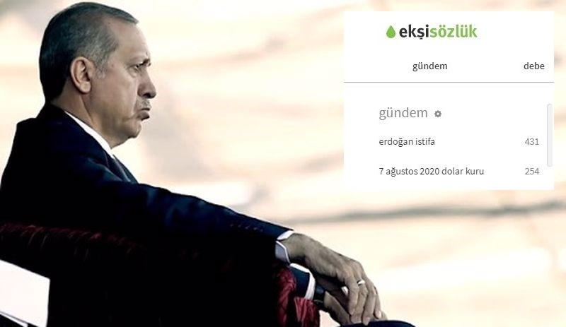 Ekşi Sözlük’te 1. gündem maddesi: Erdoğan İstifa