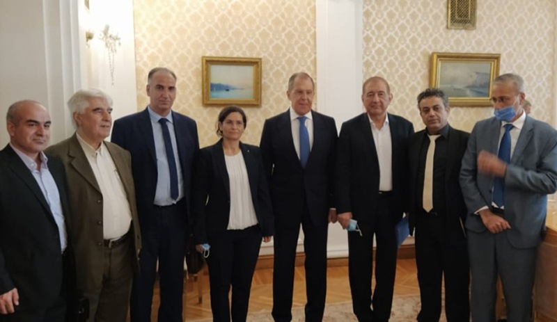 Demokratik Suriye Meclisi heyeti Moskova'da Lavrov'la görüştü