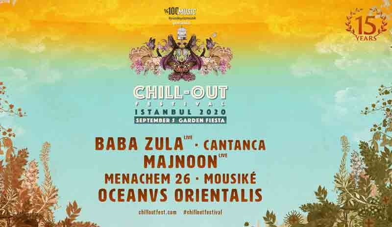 Chill-Out Festival 5 Eylül'de İstanbul'da