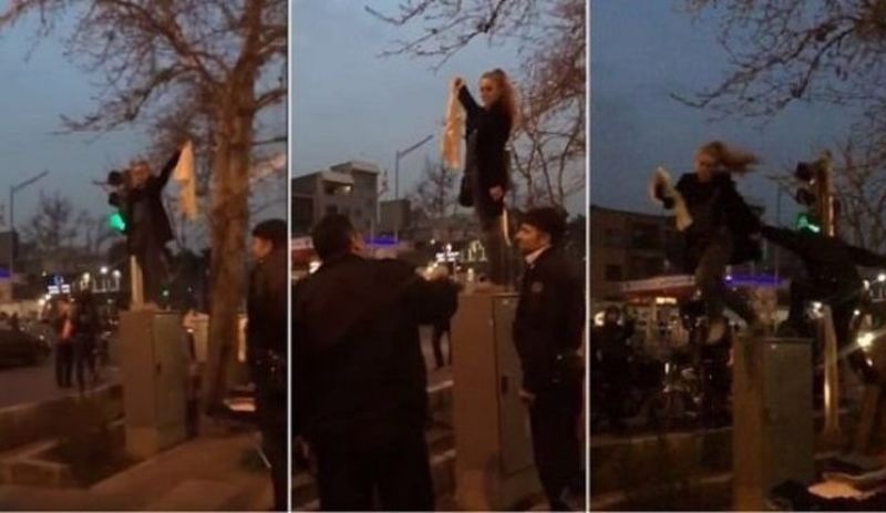 Başörtüsü yasasını protesto eden İranlı kadın aktivist Denizli'de gözaltına alındı