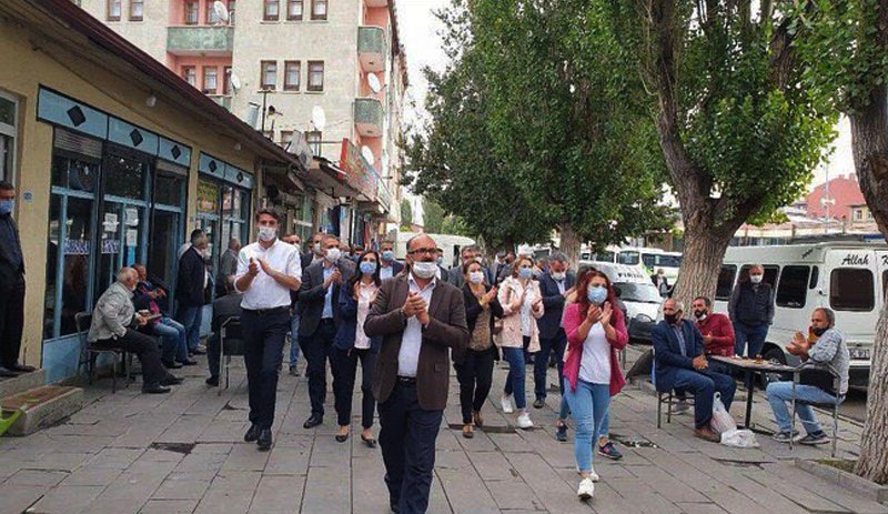 Kars'ta Bilgen'e destek eylemi: Gasp edilmek istenen Kürt'ün, Türk'ün, Azeri'nin, Terekeme'nin iradesidir