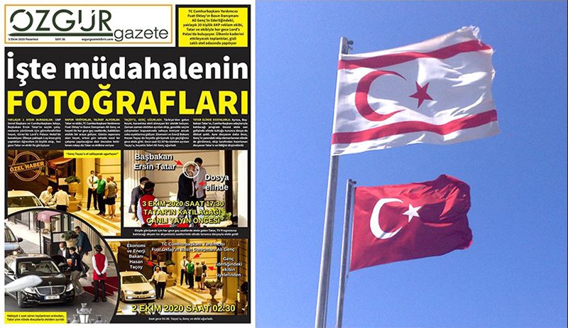 KKTC basını fotoğraf yayımladı: Türkiye, cumhurbaşkanlığı seçimine müdahale ediyor