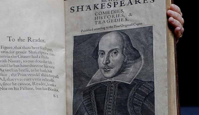 Shakespeare'in 1623 tarihli 'İlk Folyo'su 10 milyon dolara satıldı