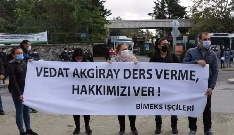 BİMEKS işçileri gözaltına alındı