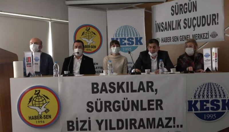 Haber-Sen: Genel Sekreterimiz Zonguldak'tan Urfa'ya sürgün edildi