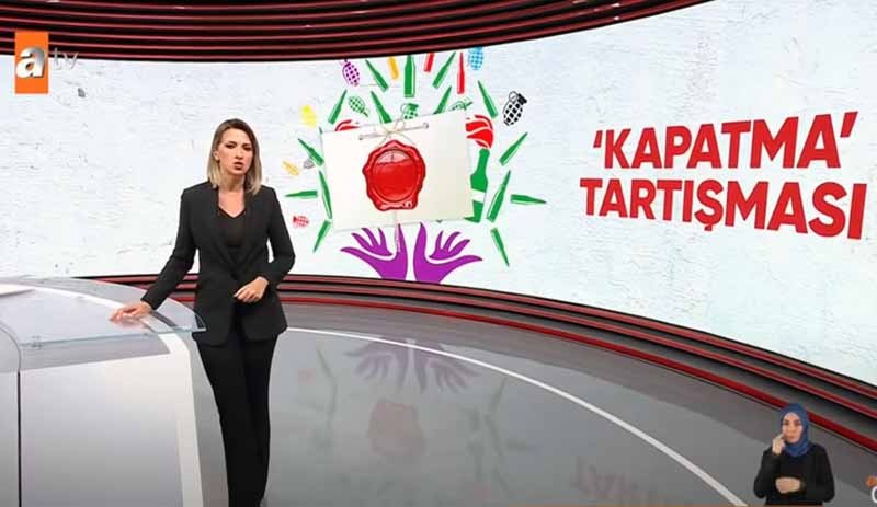 HDP'nin logosunu bombalı ve mermili kurgulayan ATV hakkında suç duyurusu
