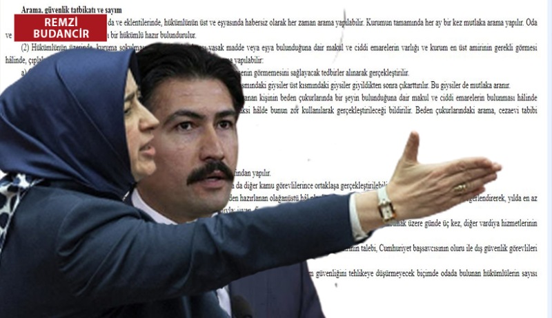 AKP belgesini istediği 'çıplak aramayı' cezaevi yönetmeliğine koyup ayrıntısıyla tarif etmiş