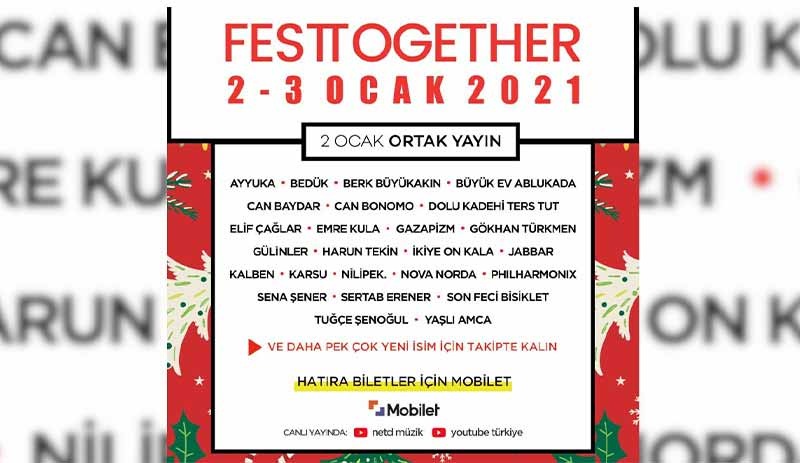 Festtogether'dan sahne emekçileriyle dayanışmak için 'online' festival