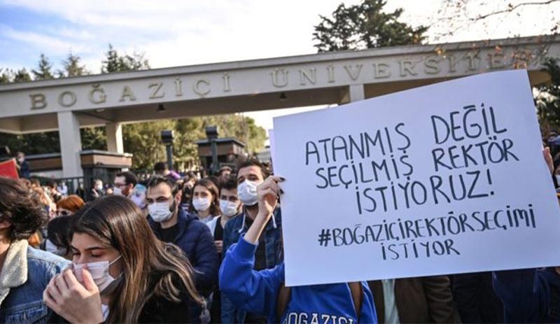 Türkiye'nin dört bir yanında Boğaziçili öğrencilerle dayanışma eylemleri gerçekleşti