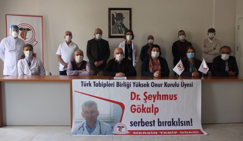 'TTB Yüksek Onur Kurulu Üyesi Dr. Şeyhmus Gökalp serbest bırakılsın'