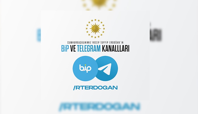 Erdoğan, BiP ve Telegram'a katıldı