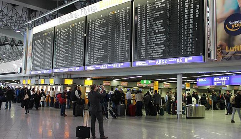 Frankfurt Havalimanı boşaltıldı