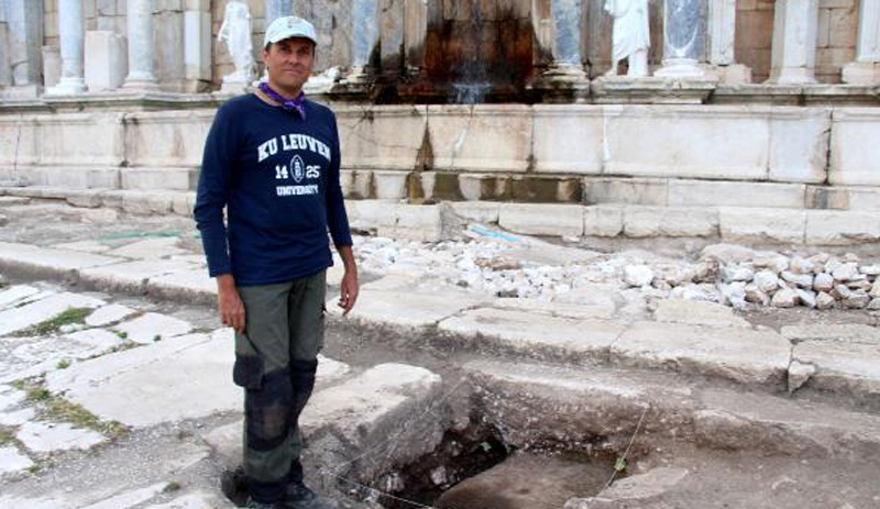 Sagalassos'ta 2 bin yıllık çeşme bulundu