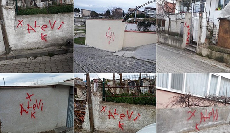 Yalova'da Alevi ailelerin evleri işaretlendi