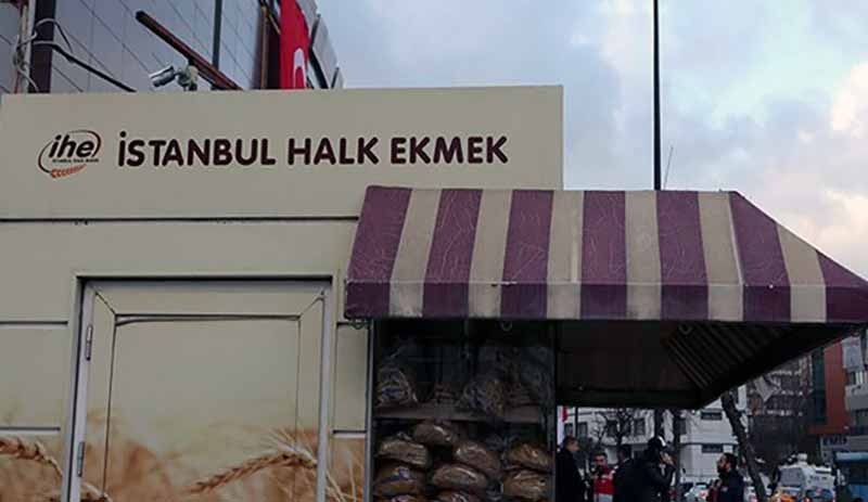 AKP’li belediye, İBB'ye ait halk ekmek büfesini kaldırdı