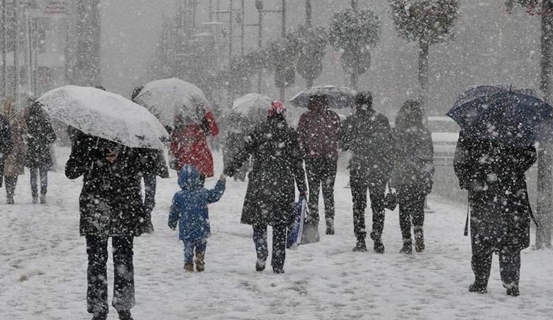 Meteoroloji'den 33 kente sarı kodlu uyarı: Yoğun kar, sağanak, çığ tehlikesi