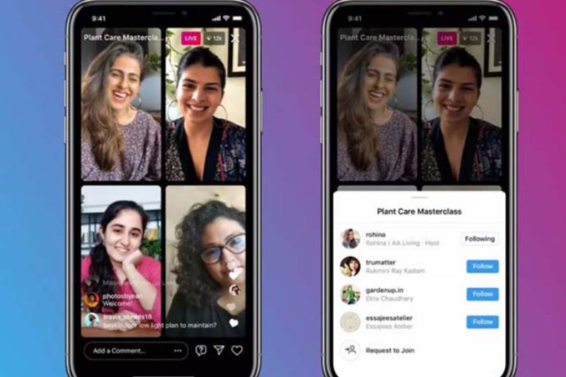Instagram canlı yayın katılımcı sayısını 4'e çıkardı