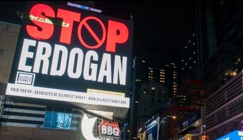 Ankara Cumhuriyet Başsavcılığı'ndan ABD'deki 'Stop Erdoğan' ilanlarına soruşturma