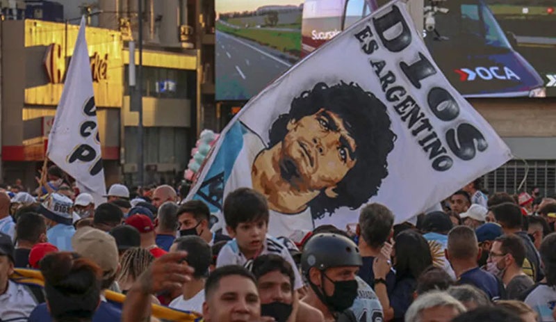 Arjantin'de Maradona eylemi: 'Öldürüldüğü' iddiasıyla sokaklara döküldüler