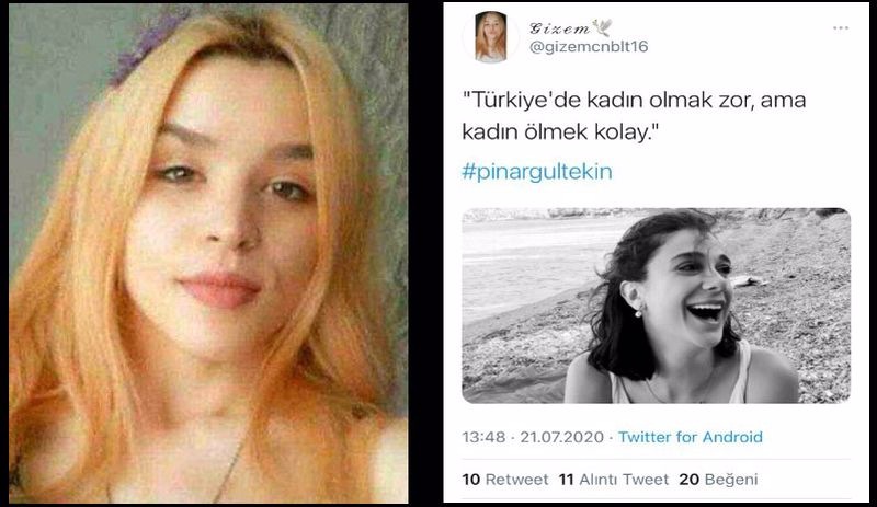 Parkta öldürülen kız çocuğunun paylaşımları ortaya çıktı: Türkiye'de kadın olmak zor ama kadın ölmek kolay