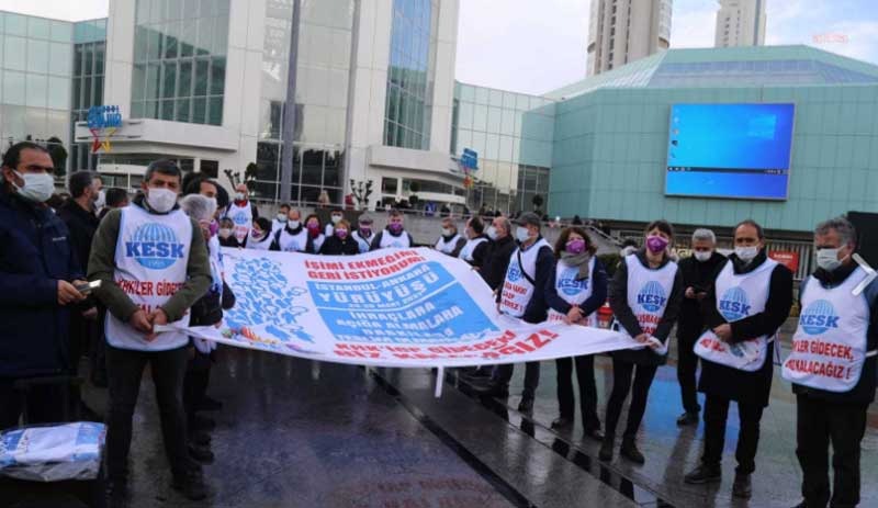 KESK'in Ankara yürüyüşü başladı