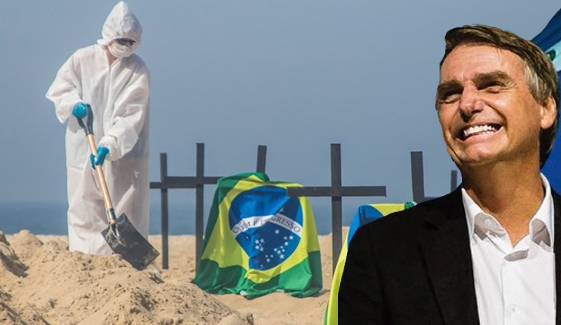 Bolsonaro hafif gribe benzetmişti: Brezilya'da günlük can kaybı 3 bini aştı