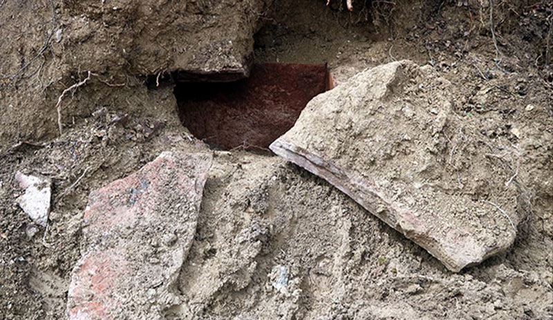 Zonguldak'ta Roma dönemine ait mezar bulundu