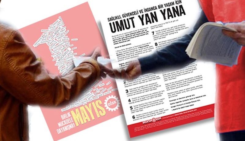 DİSK, 1 Mayıs'ta 'Umut yan yana' diyor